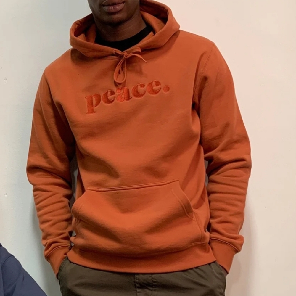 PEACE Tonal Max heavyweight hoodie - Olive